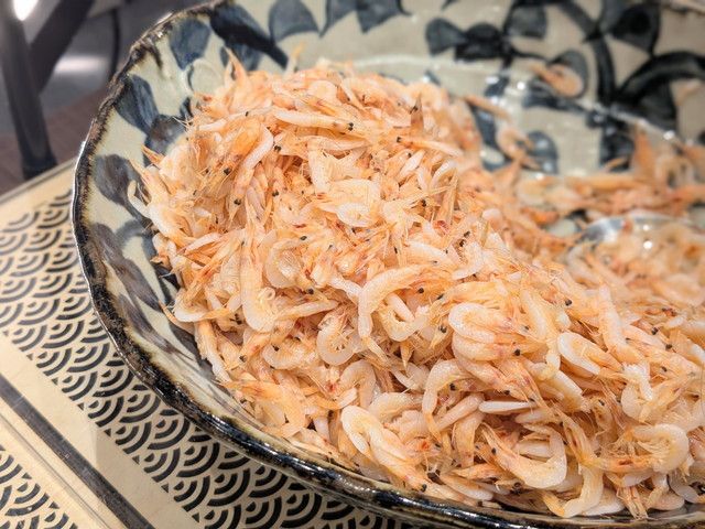 山盛りの駿河湾産桜えび
