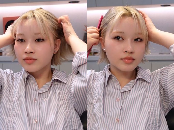ひと手間でグッとキュートに！ハーフアップお団子×ピンアレンジ【美容師監修ボブヘアアレンジ04TWIGGY.】