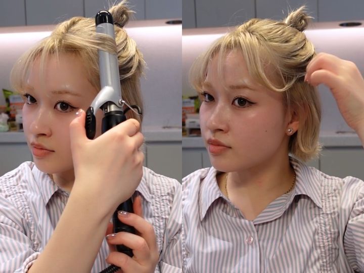 ひと手間でグッとキュートに！ハーフアップお団子×ピンアレンジ【美容師監修ボブヘアアレンジ04TWIGGY.】