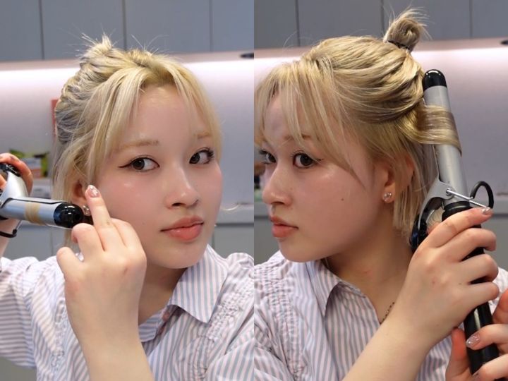 ひと手間でグッとキュートに！ハーフアップお団子×ピンアレンジ【美容師監修ボブヘアアレンジ04TWIGGY.】