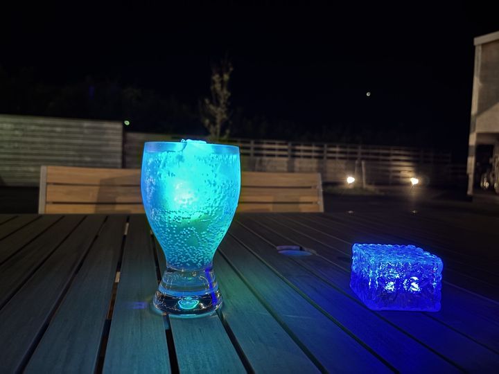 夜ならではのフォトジェニックな一枚が撮れる