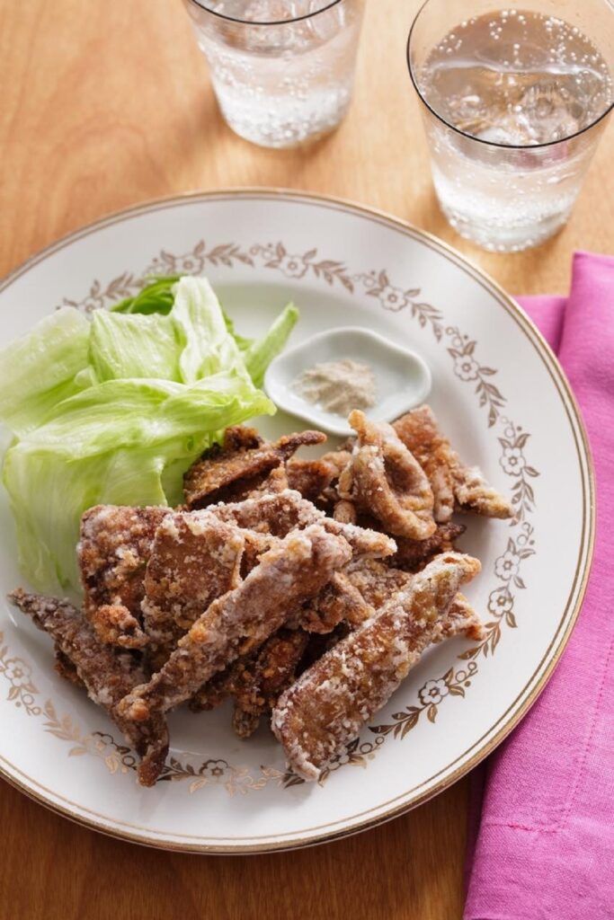 豚レバーの香味揚げ