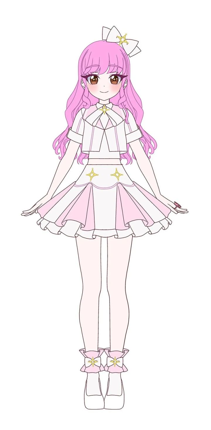 新アイプリ「モモカ」の立ち絵