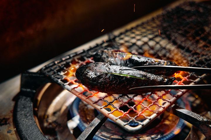 焼く