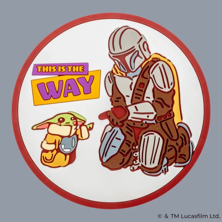 ラバーコースター（マンダロリアン＆グローグー） THIS IS THE WAY