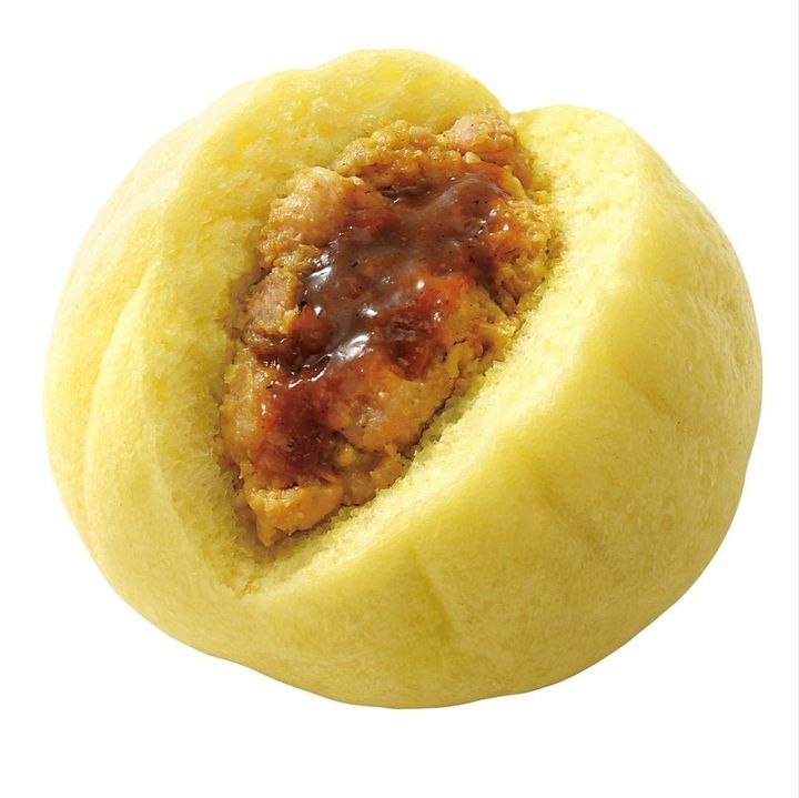 極旨 黒豚まんカレーの断面