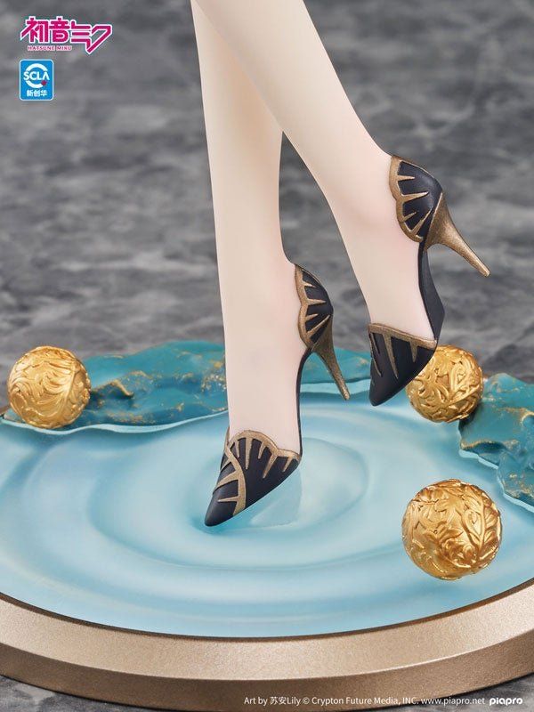 初音ミク「青龍Ver.」フィギュアの台座デザイン