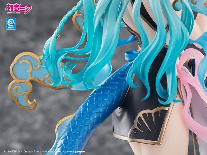初音ミク「青龍Ver.」フィギュアの龍の尾のディテール