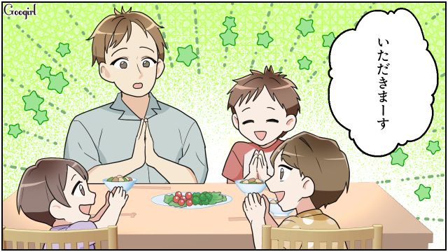 大きいお皿だと「ごちそうさま」できない!? 長男に指摘され専用茶碗に変えたところ…よく食べた3歳娘に驚いた夫の話