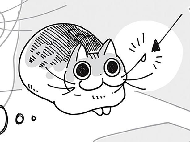ヒゲにゴミがついている… （C）キュルZ／KADOKAWA
