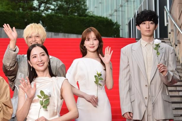 レッドカーペットイベントに駆けつけた『マッチング TRUE LOVE』キャスト陣 撮影：ソムタム田井 (C)2026『マッチング TL』製作委員会