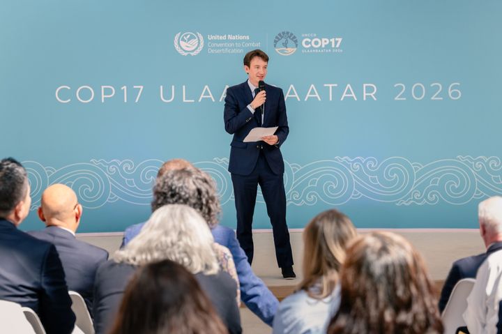 モンゴル・ウランバートルで開催されたUNCCD COP17の会場