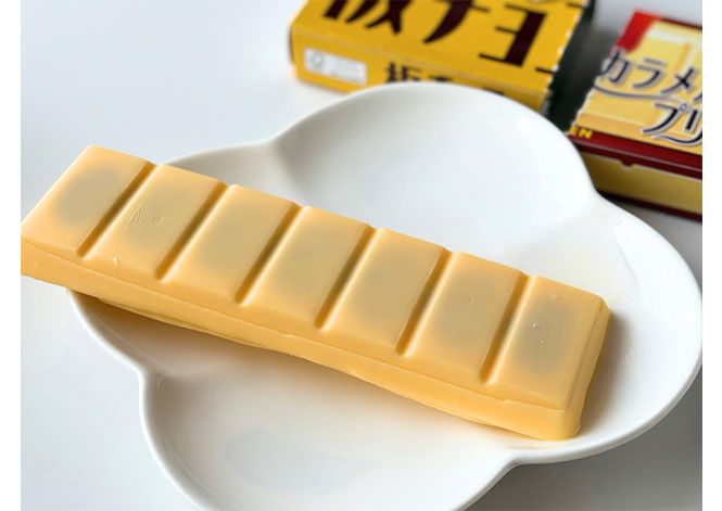 森永製菓「板チョコアイス カラメルプリン味」￥246（税込み）