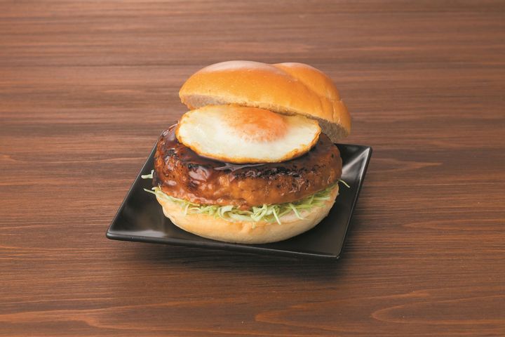 ローソン「とろ～り月見つくねバーガー」