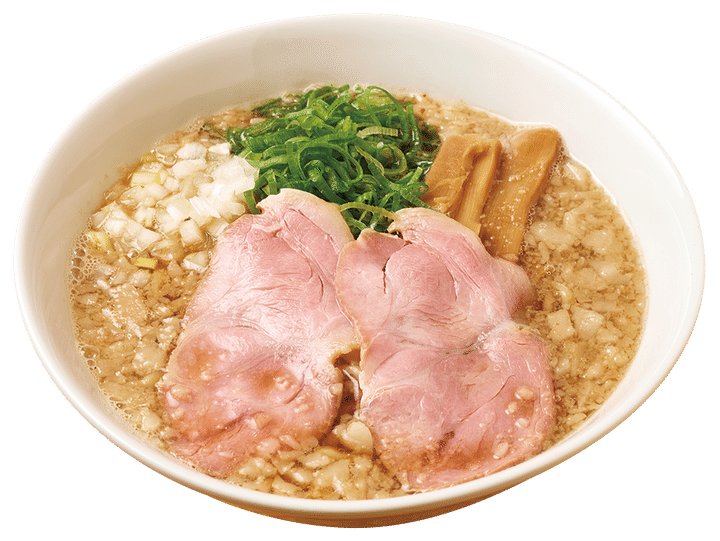 「背脂煮干そば」の一杯