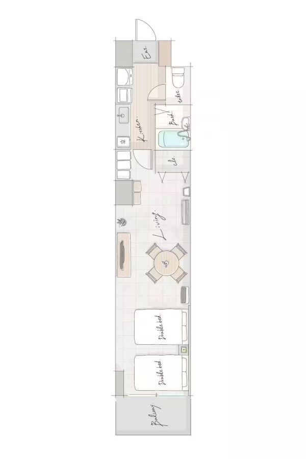間取り図／Photo：Airbnb