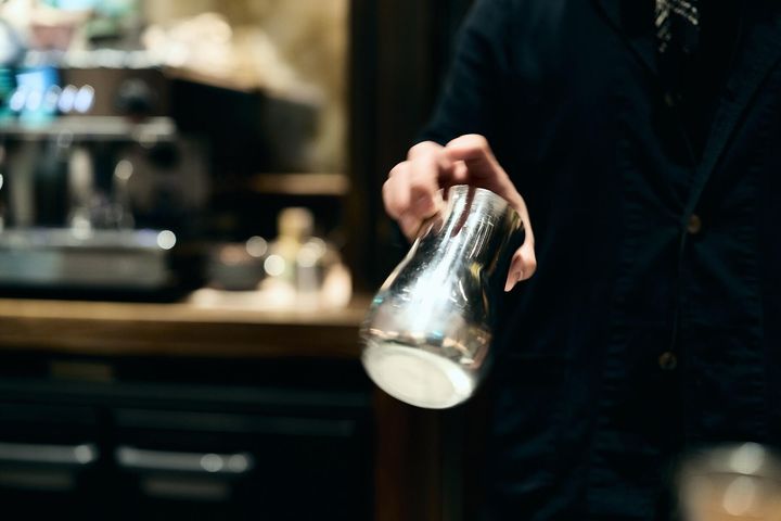 デキャンタを回す