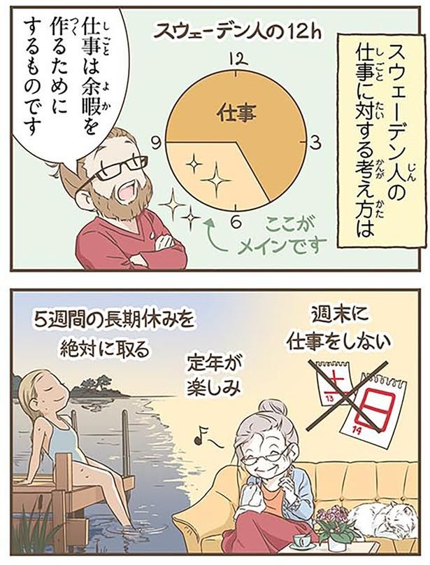 仕事は余暇を作るためにするものです （C）オーサ・イェークストロム／KADOKAWA