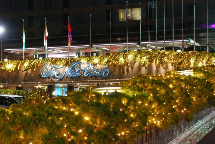 ホテルニューオータニ（東京）外観のイルミネーション