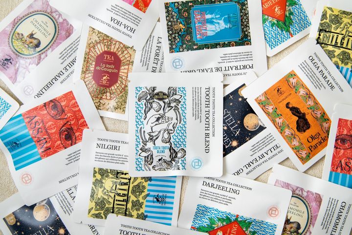 TOOTH TOOTH TEA COLLECTIONの紅茶パッケージ