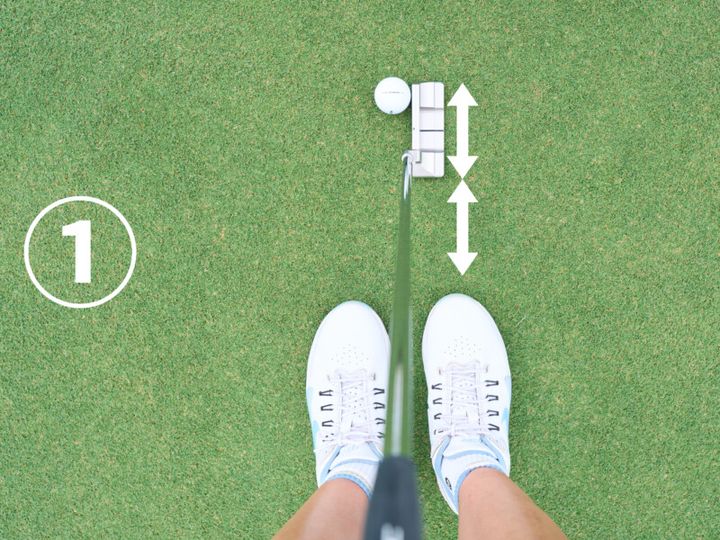 再現性の高いパッティングはどっち？ボールの位置を変えるだけ