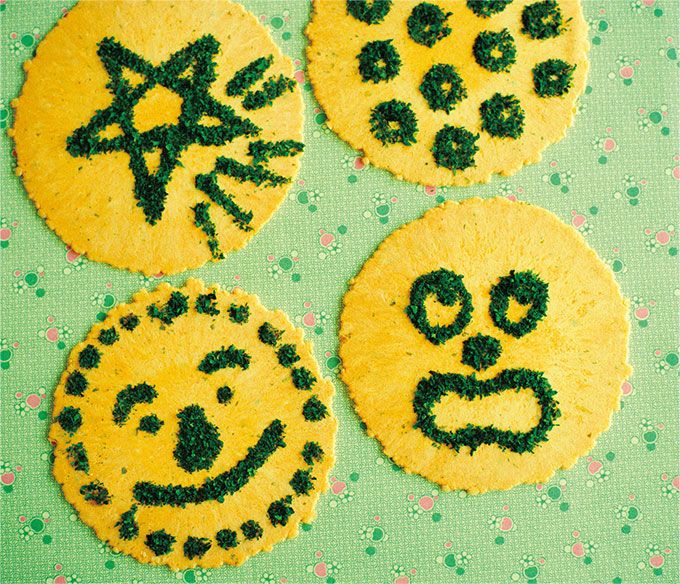 【縁日おやつパーティー♪】指を使ってたこせんにお絵かき！「らくがきたこせん」の楽しみ方の画像1