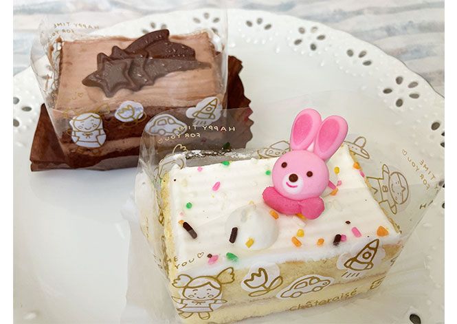 （写真・上から）スターダスト、キッズショート/￥129（税込み）