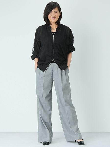 Style2：シアージャケットで涼しげにカバー