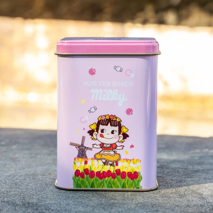 「ミルキー缶 ピンク」