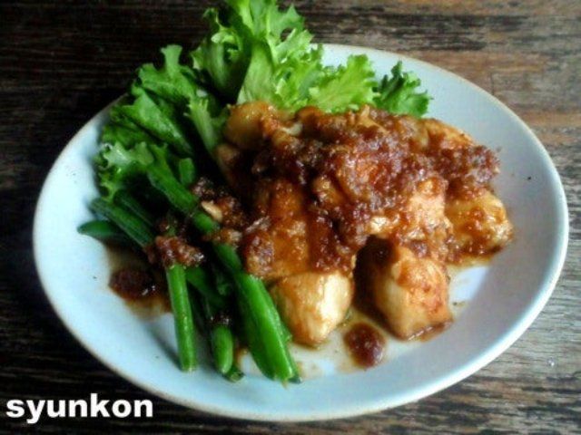 鶏むね肉の玉ねぎだれ焼き