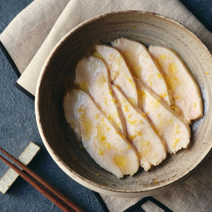 塩レモン蒸し鶏