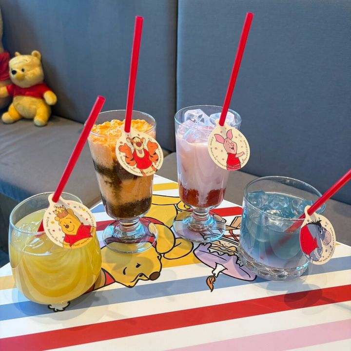 「くまのプーさん」OH MY CAFE ドリンク
