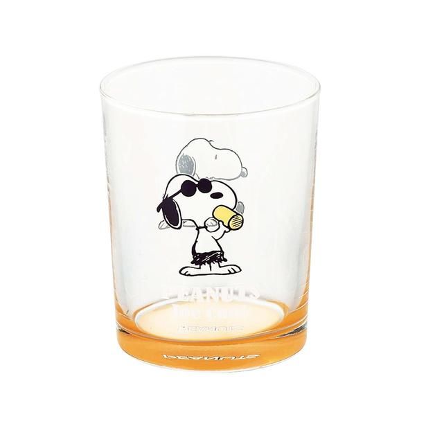「【SNOOPY】ガラスタンブラー(サンセット)」(1650円)