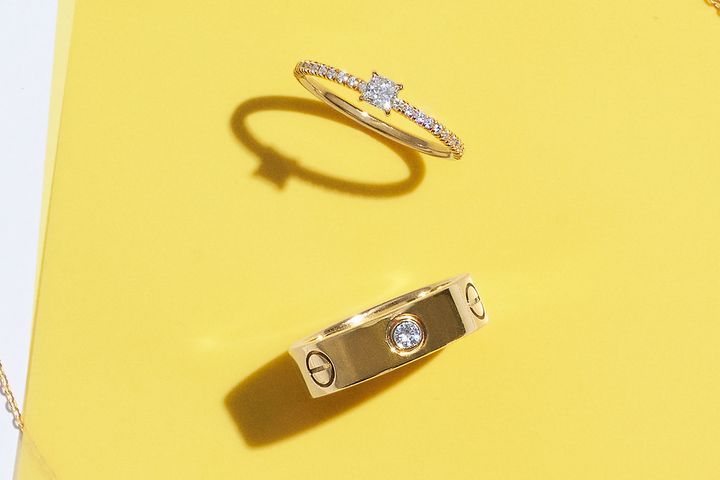 「エタンセル ドゥ カルティエ」リング、「LOVE」リング