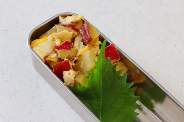 2品弁当の詰め方プロセス