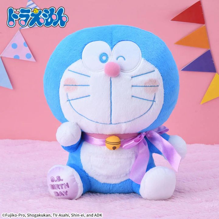 ドラえもん 赤いほっぺ Lぬいぐるみ バースデーVer.
