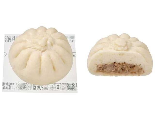 ほかほかジューシー特製豚まん 丸ごとと断面