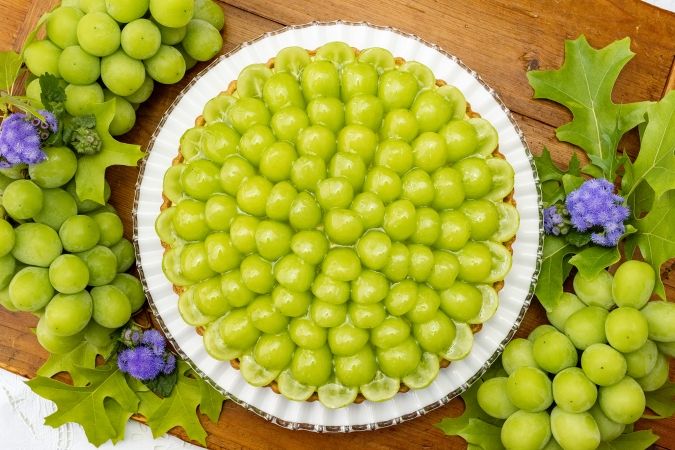 キルフェボン 「シャインマスカットとダブルチーズケーキのタルト」