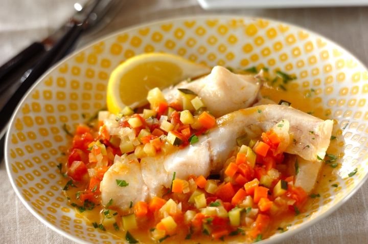 定番の魚料理 白身魚の蒸し煮 おもてなしにも by保田 美幸さん