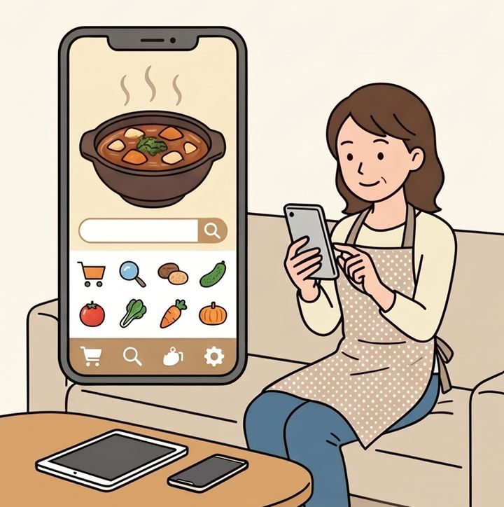 レシピサイトやSNSで検索する