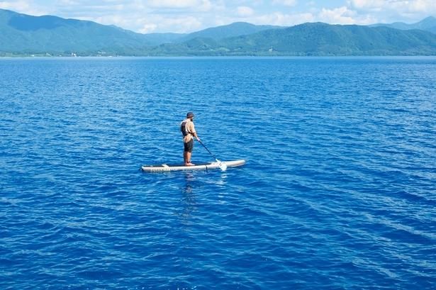 手ぶらで来て気軽にSUPを楽しめる
