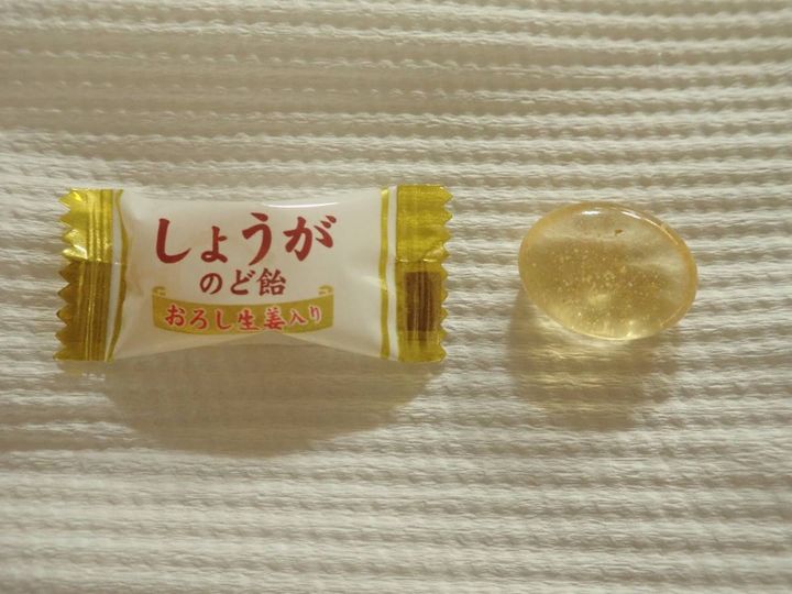 ダイソー：エヌエス しょうがのど飴 140g