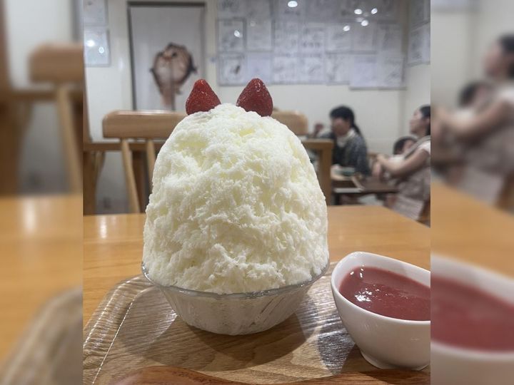 かき氷工房 雪菓のいちごミルク