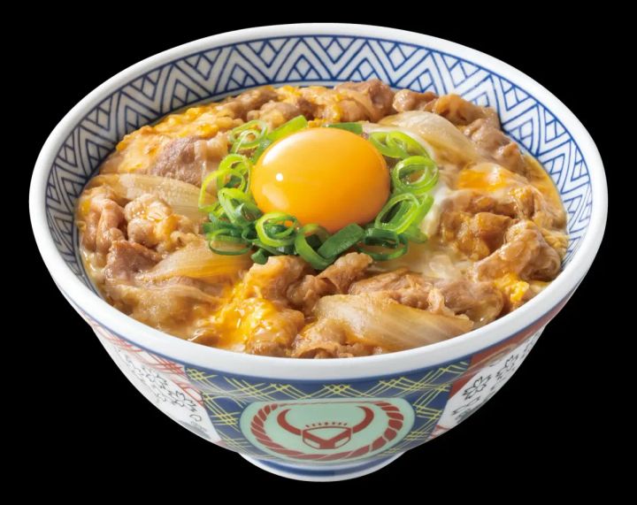 「月見牛とじ丼」