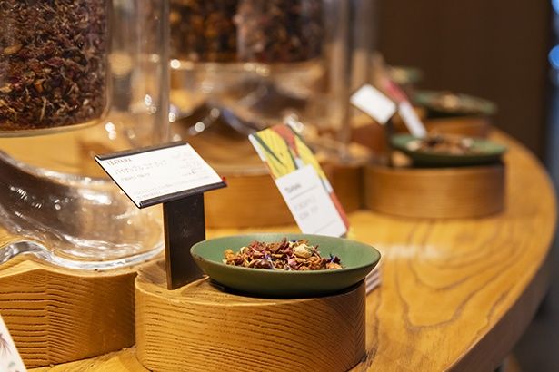 ティバーナでは茶葉を30グラムから10グラム単位で購入可能
