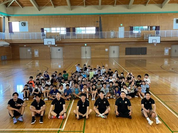 【群馬県】群馬クレインサンダーズが、放課後児童クラブを訪問しバスケットボール体験を実施