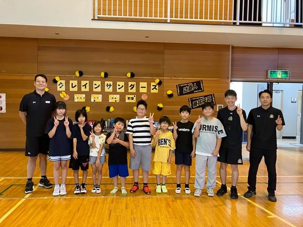 【群馬県】群馬クレインサンダーズが、放課後児童クラブを訪問しバスケットボール体験を実施