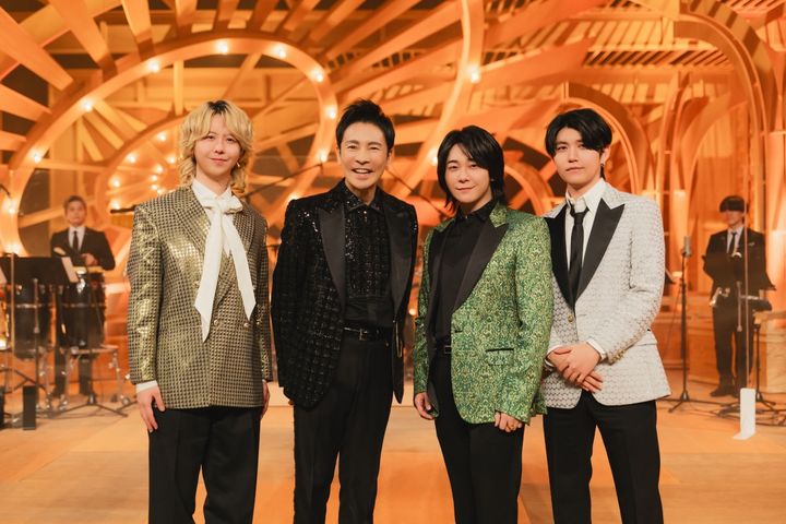 Mrs. GREEN APPLE × 郷ひろみ 8月31日放送の『テレビ×ミセス』より （C）TBS width=