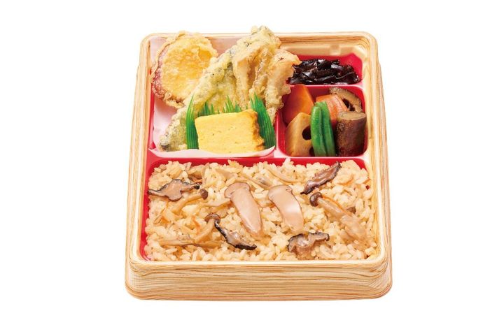 松茸弁当の中身