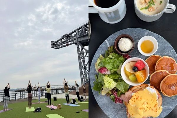 【神奈川県横浜市】朝の横浜を楽しむヨガ体験！横浜ハンマーヘッドで「ととのうモーニングヨガ」開催